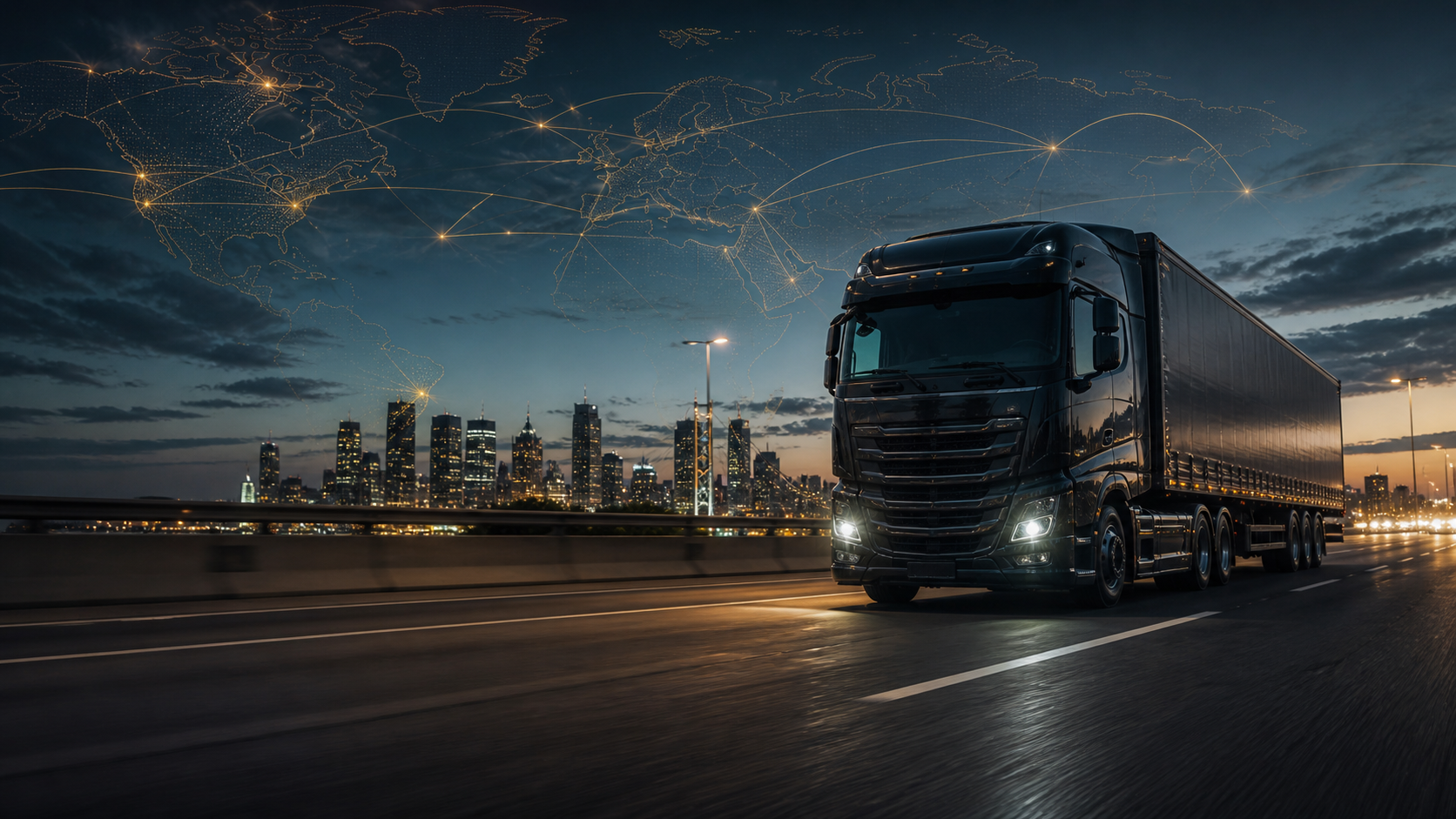 Transporte e conexões logísticas internacionais