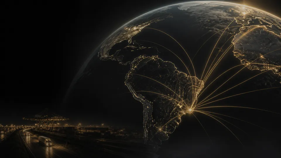 Movimento institucional de conexões entre o Brasil e o mundo